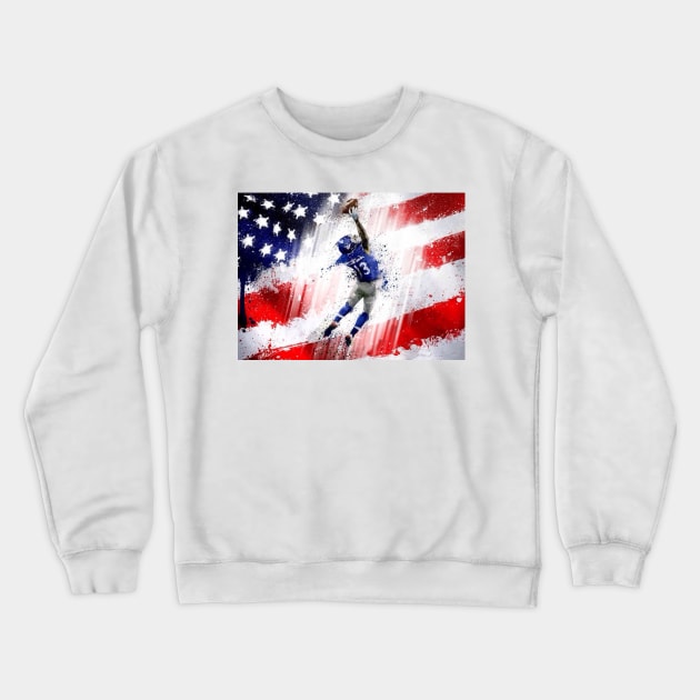 OBJ USA Odell Giants Crewneck Sweatshirt by Jimmydepaul